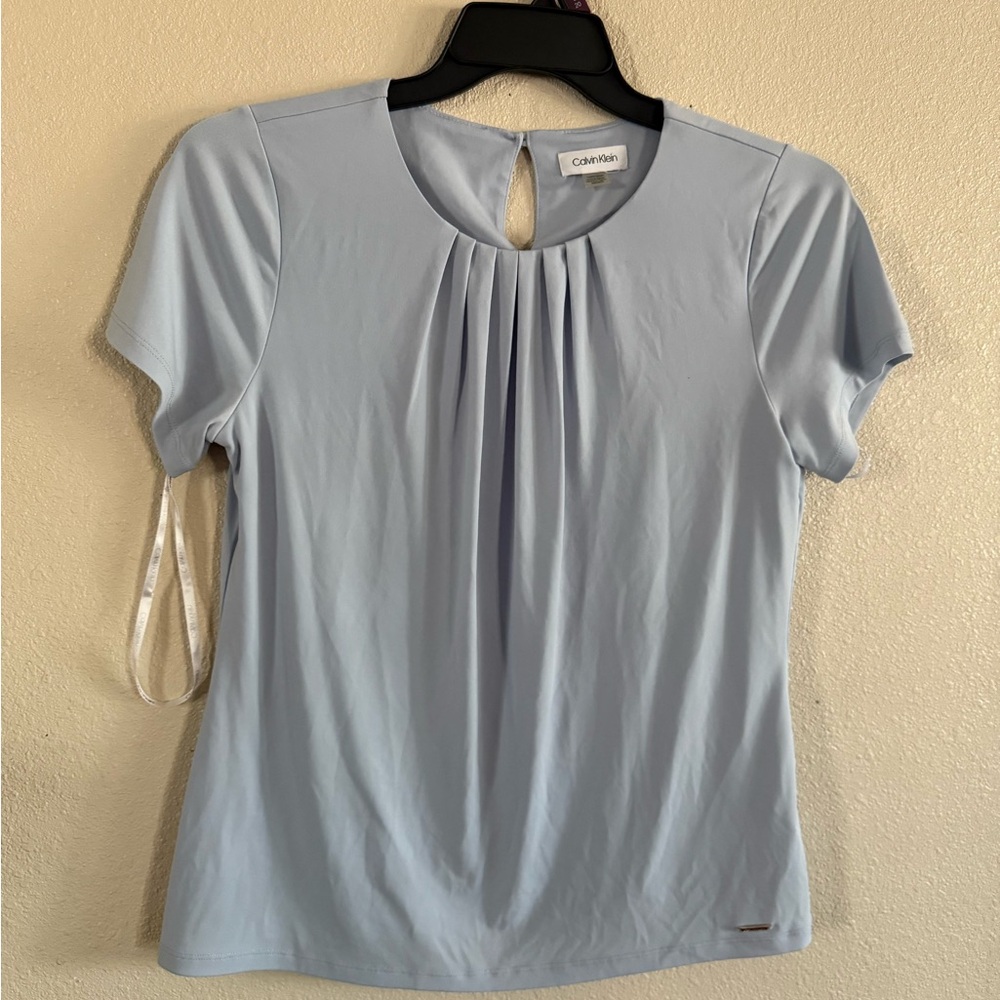 Calvin Klein Soft Blue Women's Blouse
